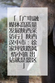 「广电融媒体高质量发展陕西采访行」陕西汉中市：徐家坪铁路风情小镇 出站就是景区