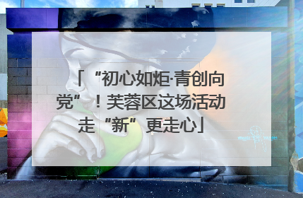 “初心如炬·青创向党”！芙蓉区这场活动走“新”更走心