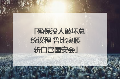 确保没人破坏总统议程 鲁比奥腰斩白宫国安会