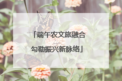 端午农文旅融合 勾勒振兴新脉络