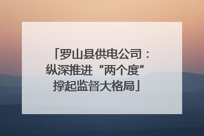 罗山县供电公司：纵深推进“两个度” 撑起监督大格局