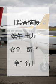 粽香情暖端午 电力安全一路“童”行