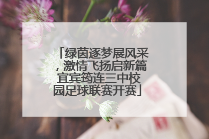 绿茵逐梦展风采，激情飞扬启新篇 宜宾筠连三中校园足球联赛开赛