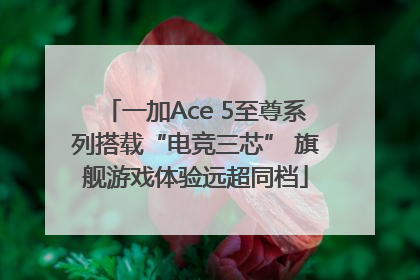 一加Ace 5至尊系列搭载“电竞三芯” 旗舰游戏体验远超同档