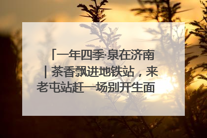 一年四季·泉在济南｜茶香飘进地铁站，来老屯站赶一场别开生面的“茶韵市集”！