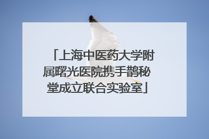上海中医药大学附属曙光医院携手鹊秘堂成立联合实验室