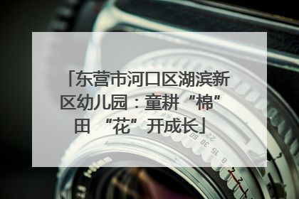 东营市河口区湖滨新区幼儿园：童耕“棉”田 “花”开成长