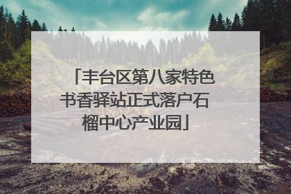 丰台区第八家特色书香驿站正式落户石榴中心产业园
