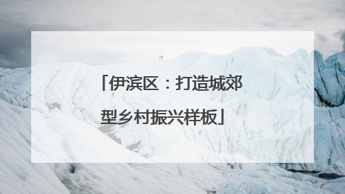 伊滨区：打造城郊型乡村振兴样板
