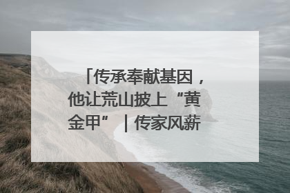 传承奉献基因，他让荒山披上“黄金甲”｜传家风薪火 颂家国情深