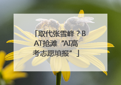 取代张雪峰？BAT抢滩“AI高考志愿填报”