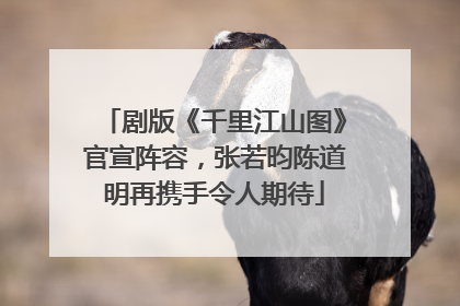 剧版《千里江山图》官宣阵容，张若昀陈道明再携手令人期待