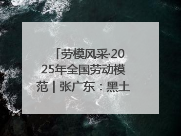 劳模风采·2025年全国劳动模范｜张广东：黑土地上的青春之歌