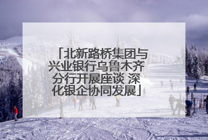 北新路桥集团与兴业银行乌鲁木齐分行开展座谈 深化银企协同发展