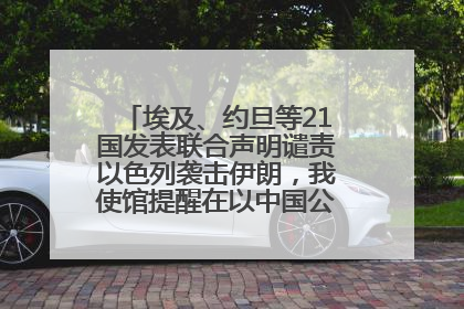埃及、约旦等21国发表联合声明谴责以色列袭击伊朗，我使馆提醒在以中国公民尽快陆路离境