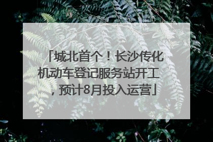 城北首个！长沙传化机动车登记服务站开工，预计8月投入运营