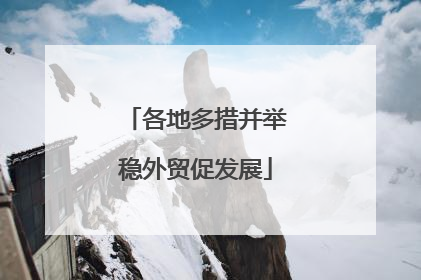 各地多措并举稳外贸促发展