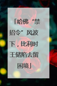哈佛“禁招令”风波下，比利时王储陷去留困境