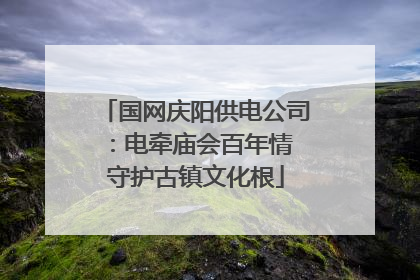国网庆阳供电公司：电牵庙会百年情 守护古镇文化根