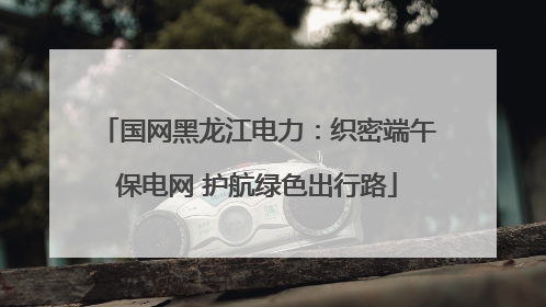 国网黑龙江电力：织密端午保电网 护航绿色出行路