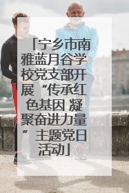 宁乡市南雅蓝月谷学校党支部开展“传承红色基因 凝聚奋进力量”主题党日活动