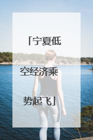 宁夏低空经济乘势起飞