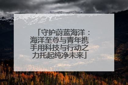 守护蔚蓝海洋：海洋至尊与青年携手用科技与行动之力托起纯净未来