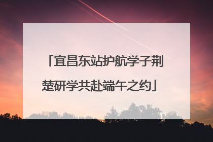 宜昌东站护航学子荆楚研学共赴端午之约