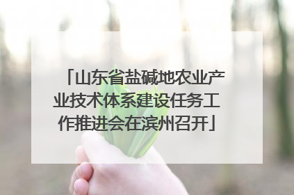 山东省盐碱地农业产业技术体系建设任务工作推进会在滨州召开