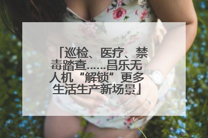 巡检、医疗、禁毒踏查……昌乐无人机“解锁”更多生活生产新场景