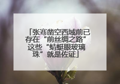 张骞凿空西域前已存在“前丝绸之路” 这些“蜻蜓眼玻璃珠”就是佐证