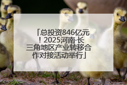 总投资846亿元！2025河南·长三角地区产业转移合作对接活动举行