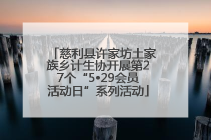 慈利县许家坊土家族乡计生协开展第27个“5•29会员活动日”系列活动