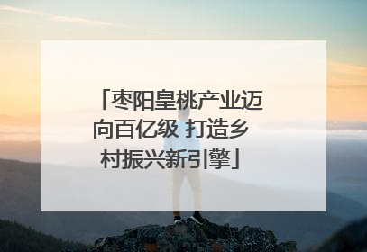 枣阳皇桃产业迈向百亿级 打造乡村振兴新引擎