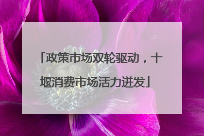 政策市场双轮驱动，十堰消费市场活力迸发