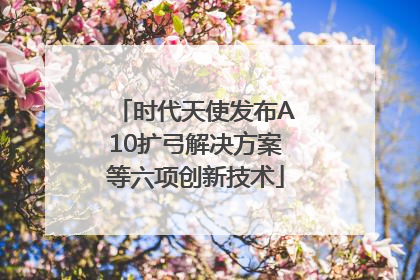 时代天使发布A10扩弓解决方案等六项创新技术
