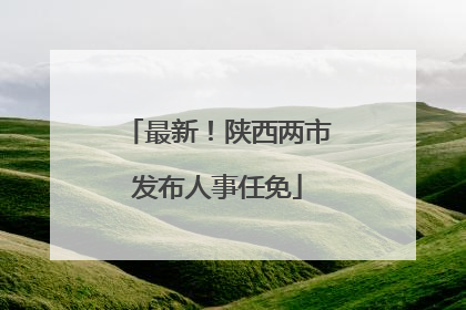 最新！陕西两市发布人事任免