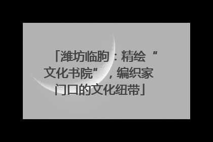 潍坊临朐：精绘“文化书院”，编织家门口的文化纽带