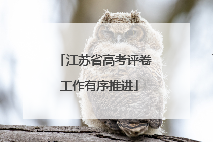 江苏省高考评卷工作有序推进