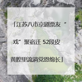 江苏八市京剧票友“戏”聚宿迁 52段皮黄腔里流淌党恩绵长