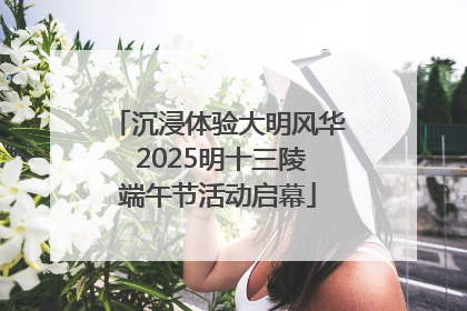 沉浸体验大明风华 2025明十三陵端午节活动启幕