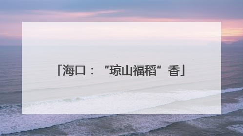 海口：“琼山福稻”香