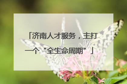 济南人才服务，主打一个“全生命周期”