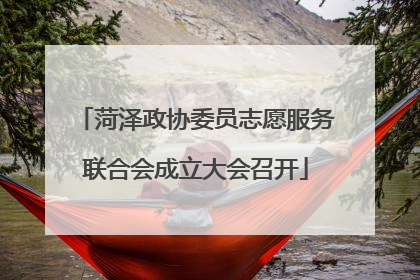 菏泽政协委员志愿服务联合会成立大会召开