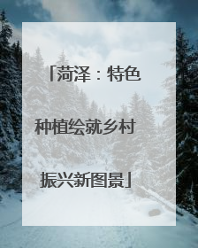 菏泽：特色种植绘就乡村振兴新图景