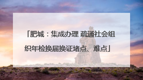 肥城：集成办理 疏通社会组织年检换届换证堵点、难点