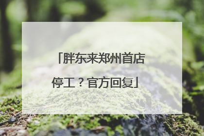 胖东来郑州首店停工？官方回复