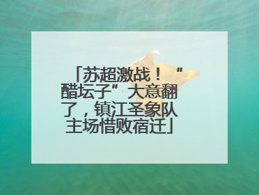 苏超激战！“醋坛子”大意翻了，镇江圣象队主场惜败宿迁