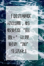 谐音梗联动出圈，蚂蚁财富“指数+”让理财更“加”生活化