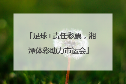 足球+责任彩票，湘潭体彩助力市运会